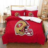 Laden Sie das Bild in den Galerie-Viewer, San Francisco 49ers Duvet Cover Kids Bedding Set Without Filler