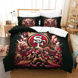 Laden Sie das Bild in den Galerie-Viewer, San Francisco 49ers Duvet Cover Kids Bedding Set Without Filler