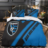 Laden Sie das Bild in den Galerie-Viewer, San Jose Earthquakes Bedding Set Duvet Cover Without Filler