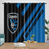 Laden Sie das Bild in den Galerie-Viewer, San Jose Earthquakes Curtains Blackout Window Drapes Room Decoration