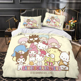 Laden Sie das Bild in den Galerie-Viewer, Sanrio Hello Kitty Bedding Set Quilt Duvet Cover Without Filler