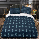 Laden Sie das Bild in den Galerie-Viewer, Seattle Kraken Bedding Set Quilt Duvet Cover Without Filler