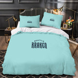 Laden Sie das Bild in den Galerie-Viewer, Seattle Kraken Bedding Set Quilt Duvet Cover Without Filler