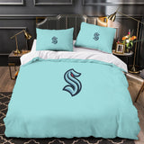 Laden Sie das Bild in den Galerie-Viewer, Seattle Kraken Bedding Set Quilt Duvet Cover Without Filler