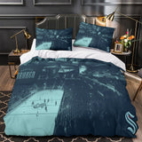 Laden Sie das Bild in den Galerie-Viewer, Seattle Kraken Bedding Set Quilt Duvet Cover Without Filler