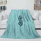 Laden Sie das Bild in den Galerie-Viewer, Seattle Kraken Blanket Flannel Throw Kids Room Decoration