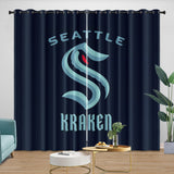 Laden Sie das Bild in den Galerie-Viewer, Seattle Kraken Curtains Blackout Window Drapes Room Decoration