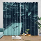 Laden Sie das Bild in den Galerie-Viewer, Seattle Kraken Curtains Blackout Window Drapes Room Decoration
