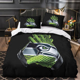 Laden Sie das Bild in den Galerie-Viewer, Seattle Seahawks Bedding Set Duvet Cover Without Filler