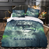 Laden Sie das Bild in den Galerie-Viewer, Seattle Seahawks Bedding Set Duvet Cover Without Filler