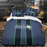 Laden Sie das Bild in den Galerie-Viewer, Seattle Seahawks Bedding Set Duvet Cover Without Filler