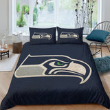 Laden Sie das Bild in den Galerie-Viewer, Seattle Seahawks Bedding Set Duvet Cover Without Filler