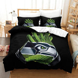 Laden Sie das Bild in den Galerie-Viewer, Seattle Seahawks Bedding Set Duvet Cover Without Filler