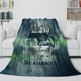 Laden Sie das Bild in den Galerie-Viewer, Seattle Seahawks Blanket Flannel Fleece Throw Room Decoration