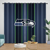 Laden Sie das Bild in den Galerie-Viewer, Seattle Seahawks Curtains Blackout Window Drapes Room Decoration