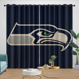 Laden Sie das Bild in den Galerie-Viewer, Seattle Seahawks Curtains Blackout Window Drapes Room Decoration