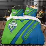 Laden Sie das Bild in den Galerie-Viewer, Seattle Sounders FC Bedding Set Duvet Cover Without Filler