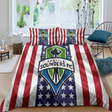 Laden Sie das Bild in den Galerie-Viewer, Seattle Sounders FC Bedding Set Duvet Cover Without Filler