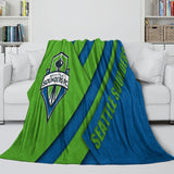 Laden Sie das Bild in den Galerie-Viewer, Seattle Sounders FC Blanket Flannel Fleece Throw Room Decoration