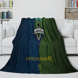 Laden Sie das Bild in den Galerie-Viewer, Seattle Sounders FC Blanket Flannel Fleece Throw Room Decoration