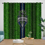 Laden Sie das Bild in den Galerie-Viewer, Seattle Sounders FC Curtains Blackout Window Drapes Room Decoration