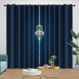 Laden Sie das Bild in den Galerie-Viewer, Seattle Sounders FC Curtains Blackout Window Drapes Room Decoration