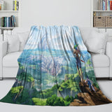 Laden Sie das Bild in den Galerie-Viewer, Shangri-La Frontier Blanket Flannel Fleece Throw Room Decoration