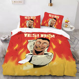 Laden Sie das Bild in den Galerie-Viewer, Skibidi Toiletten-Bettwäsche-Set, gemusterter Bettbezug ohne Füllstoff