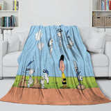 Laden Sie das Bild in den Galerie-Viewer, Snoopy Blanket Pattern Flannel Throw Kids Room Decoration