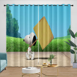 Laden Sie das Bild in den Galerie-Viewer, Snoopy Curtains Blackout Window Drapes Room Decoration