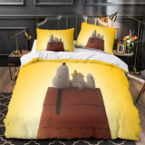Laden Sie das Bild in den Galerie-Viewer, Snoopy Duvet Cover Kids Room Bedding Set Without Filler
