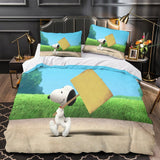 Laden Sie das Bild in den Galerie-Viewer, Snoopy Duvet Cover Kids Room Bedding Set Without Filler