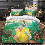 Laden Sie das Bild in den Galerie-Viewer, Snow White Bedding Set Pattern Quilt Cover Without Filler