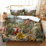 Laden Sie das Bild in den Galerie-Viewer, Snow White Bedding Set Pattern Quilt Cover Without Filler