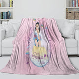 Laden Sie das Bild in den Galerie-Viewer, Snow White Blanket Flannel Fleece Throw Room Decoration