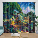 Laden Sie das Bild in den Galerie-Viewer, Snow White Curtains Blackout Window Drapes Room Decoration