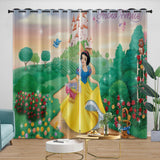 Laden Sie das Bild in den Galerie-Viewer, Snow White Curtains Blackout Window Drapes Room Decoration