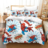 Laden Sie das Bild in den Galerie-Viewer, Spider-Man-Bettwäscheset, gemustert, für Kinder, Bettbezug ohne Füllstoff