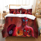 Laden Sie das Bild in den Galerie-Viewer, Spider-Man-Bettwäscheset, gemustert, für Kinder, Bettbezug ohne Füllstoff