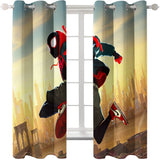 Laden Sie das Bild in den Galerie-Viewer, Spider-Man Curtains Pattern Blackout Window Drapes Decoration