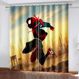 Laden Sie das Bild in den Galerie-Viewer, Spider-Man Curtains Pattern Blackout Window Drapes Decoration