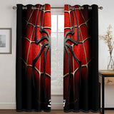 Laden Sie das Bild in den Galerie-Viewer, Spider-Man Curtains Pattern Blackout Window Drapes Decoration