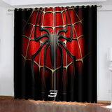 Laden Sie das Bild in den Galerie-Viewer, Spider-Man Curtains Pattern Blackout Window Drapes Decoration