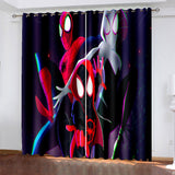 Laden Sie das Bild in den Galerie-Viewer, Spider-Man Gwen Curtains Miles Morales Blackout Window Drapes