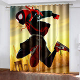 Laden Sie das Bild in den Galerie-Viewer, Spider-Man Gwen Curtains Miles Morales Blackout Window Drapes