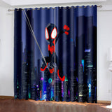 Laden Sie das Bild in den Galerie-Viewer, Spider-Man Gwen Curtains Miles Morales Blackout Window Drapes