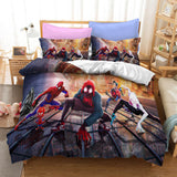 Laden Sie das Bild in den Galerie-Viewer, Spider-Man Duvet Cover Miles Bedding Set Without Filler