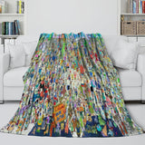 Laden Sie das Bild in den Galerie-Viewer, SpongeBob SquarePants Blanket Flannel Kids Room Throw