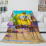 Laden Sie das Bild in den Galerie-Viewer, SpongeBob SquarePants Blanket Flannel Kids Room Throw