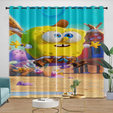 Laden Sie das Bild in den Galerie-Viewer, SpongeBob SquarePants Curtains Blackout Window Drapes Room Decoration